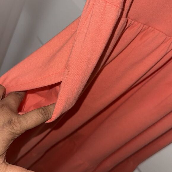 Croft & Barrow plus size women’s Eyelet style v neck tiered Midi Dress 0X EUC - Picture 11 of 12